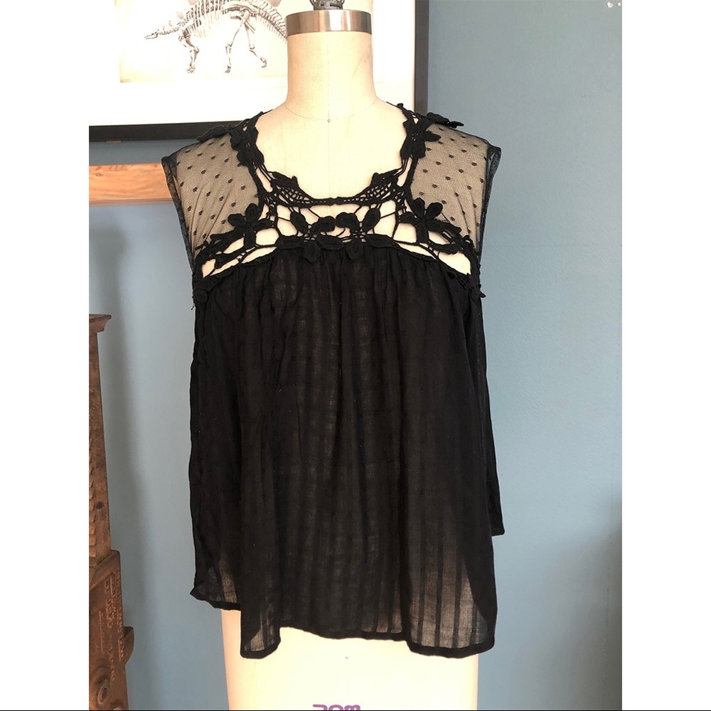 Lace Cotton Top